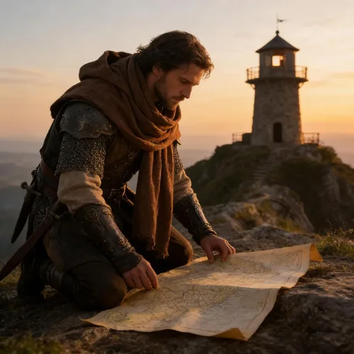 Vista 3 de GRACEART Chal Bufanda Post Apocalíptico Chamán Capucha Medieval Disfraz Faja