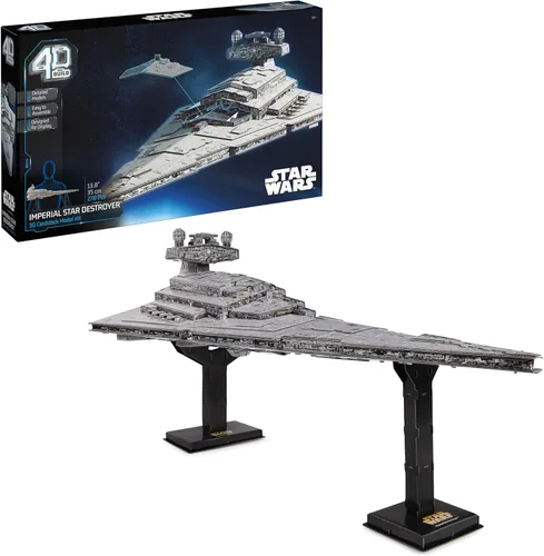Vista 11 de 4D Build, Star Wars T-65 X-Wing Starfighter - Kit de modelo 3D, coleccionable de Star Wars y decoración de escritorio, rompecabezas para adultos