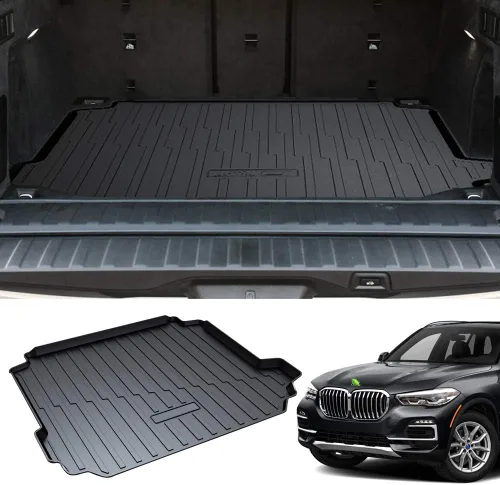 Vista 14 de Powerty - Alfombrilla de maletero para Mercedes-Benz GLC250 GLC300 GLC350 GLC43 AMG GLC Class 2016-2022, accesorios, alfombrillas de carga TPE