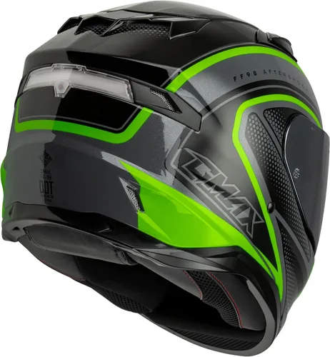 Vista 2 de Gmax FF-98 Aftershock Full Face Helmet with Rear LED Light