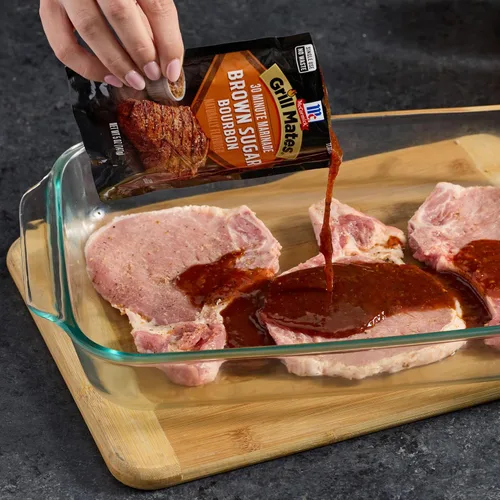 Vista 7 de McCormick Grill Mates - Bourbon de azúcar morena, 30 minutos, adobo, 5 onzas