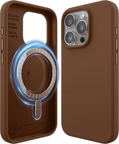 Vista 19 de elago Funda de Silicona Magnética Compatible con Funda iPhone 15 de 6.1 Pulgadas Compatible con Todos los Accesorios MagSafe - Imanes Integrados