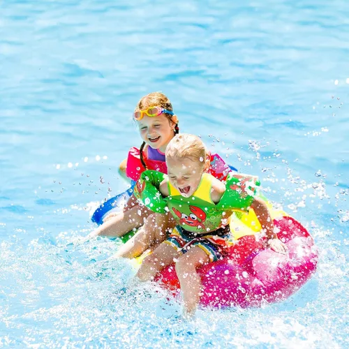 Vista 12 de Body Glove Paddle Pals - Chaleco salvavidas para niños aprobado por la Guardia Costera para aprender a nadar PFD