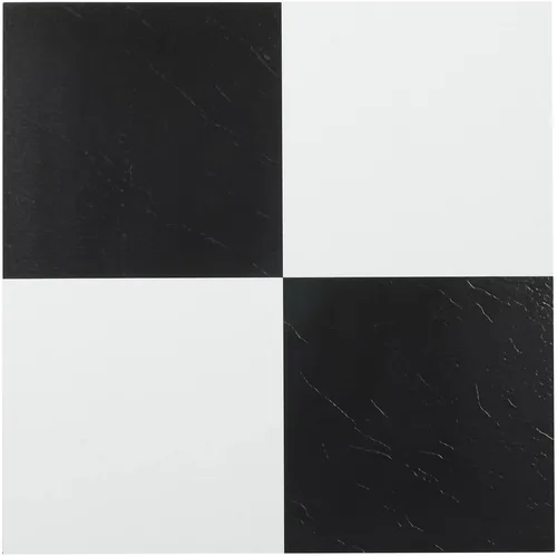 Vista 18 de Tivoli - Azulejos de vinilo autoadhesivos, 45 azulejos de 12 x 12 pulgadas, parquet de roble mediano Three Finger - Suelo de bricolaje para despegar