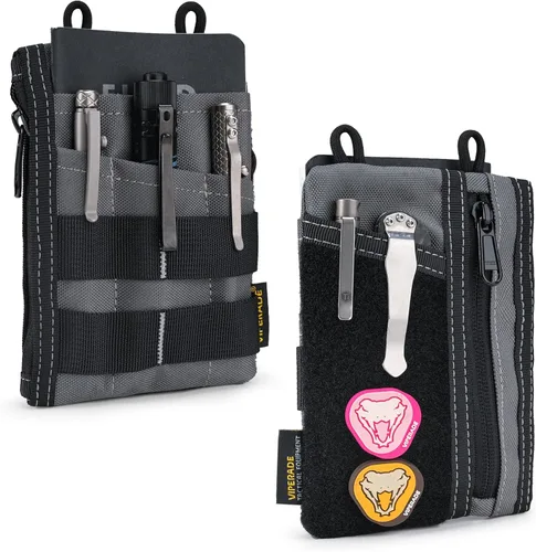 Vista 9 de VIPERADE VE16 - Bolsa EDC para hombre, organizador de bolsillo multiherramienta para equipos EDC