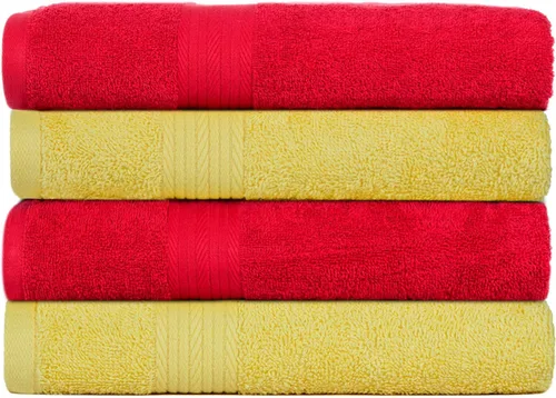 Vista 36 de Ample Decor Paquete de 4 toallas de mano de 600 GSM, 100% algodón, certificadas Oeko Tex, supersuaves, altamente absorbentes, de secado rápido