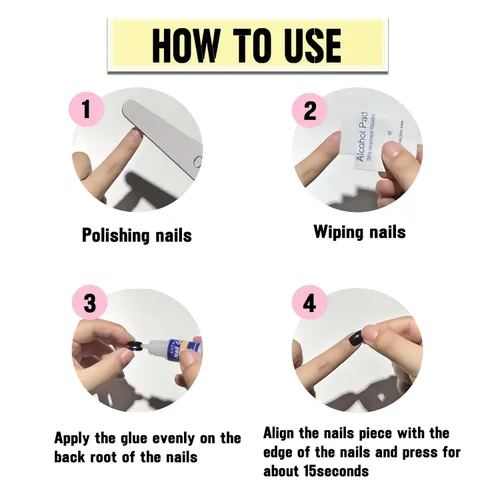 Vista 6 de IMSOHOT Uñas postizas, acrílicas de color naranja mate, puntas francesas cuadradas, 24 unidades, uñas extra largas con pegamento con bonitos diseños