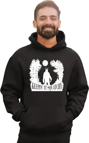 Vista 3 de Go All Out Keep It Squatchy Bigfoot Sasquatch - Sudadera con capucha para hombre y mujer