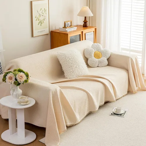 Vista 33 de ROOMLIFE Leopard Couch Cover Boho Sofa Covers for 3 Cushion Couch Washable, Furniture Protector Sofa Couch Cover for Dogs, Soft Breathable Sofa