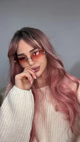 Vista 2 de Gafas de sol rectangulares Y2k para mujer, gafas de sol modernas sin montura retro cuadradas vintage