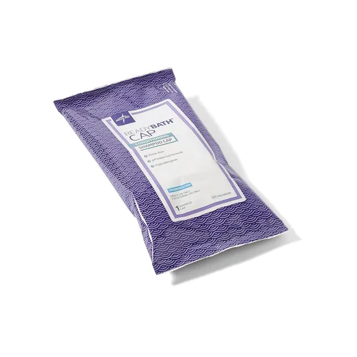 Vista 2 de Medline ReadyBath - Tapa de champú sin enjuague sin perfume con acondicionador, 30