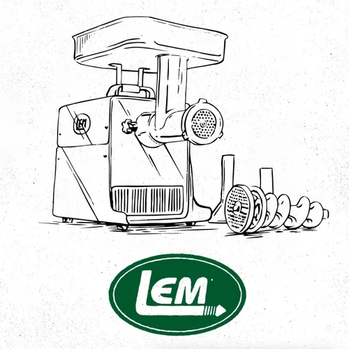Vista 8 de Molinillo de carne eléctrico Big Bite de acero inoxidable, marca LEM Products