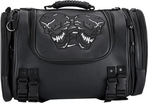 GARGOYLE BELLS Bolsa de herramientas para motocicleta, bolsa universal para horquilla de motocicleta, alforjas, bolsa de herramientas de