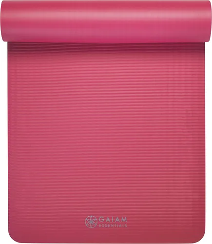 Vista 5 de Gaiam Tapete de yoga grueso, esterilla de ejercicio y fitness con correa de Balsam