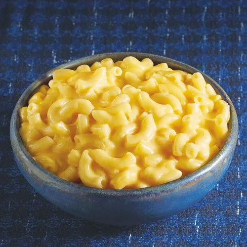 Vista 3 de Amy's Comidas congeladas, bandeja de pasta de arroz y queso, hecha con arroz orgánico y queso cheddar blanco, comidas para microondas sin gluten, 9