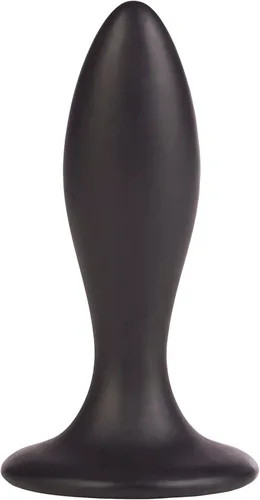 Vista 3 de CalExotics Novelties Dr. Joel Kaplan Sonda de próstata de silicona, curvada, negra