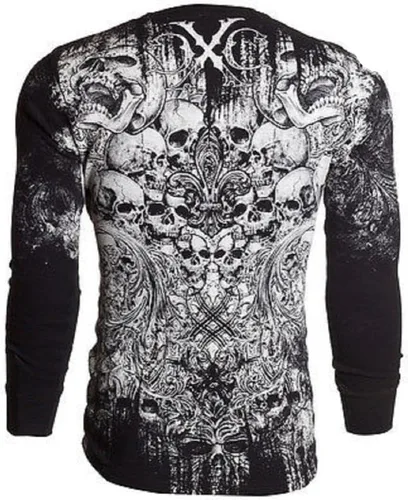 Vista 3 de Xtreme Couture by Affliction - Camisa térmica para hombre (negro)