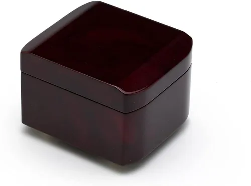 Vista 7 de Hi Gloss Modern - Caja de música pequeña de 18 notas con bordes cortados, muchas canciones para elegir, 12 días de Navidad