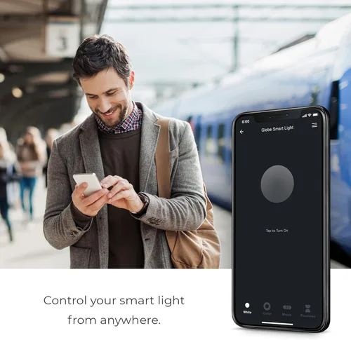 Vista 3 de Globe Electric 50273 Wi-Fi Smart Flexigon Multicolor Cambio RGB LED Plug-in Tira de luz de neón para interiores y exteriores, no requiere