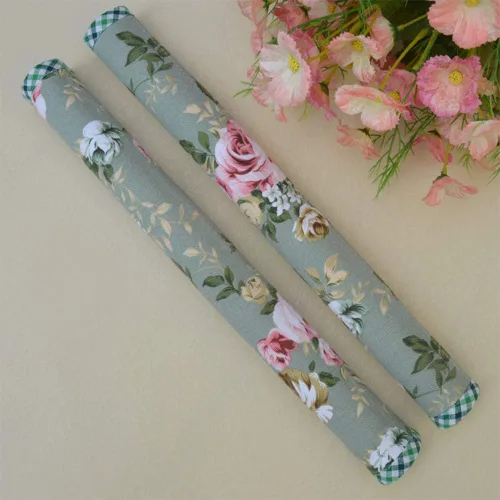 Vista 4 de 2 fundas protectoras para manijas de puerta de refrigerador, guantes eléctricos de cocina, guantes para nevera, microondas, lavavajillas, protector