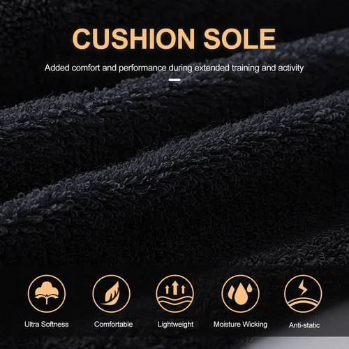 Vista 5 de CS CELERSPORT 6 Pairs Ankle Athletic Running Socks Low Cut Sports Tab Socks for Men and Women