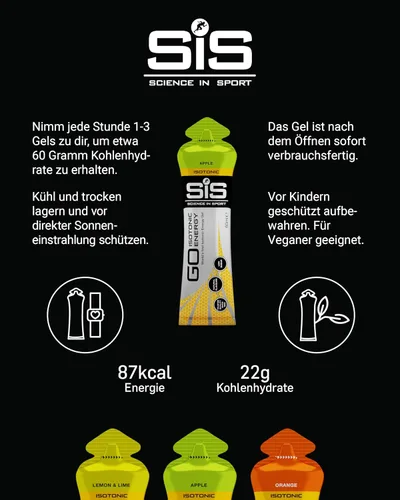 Vista 4 de Science in Sport - Paquete de variedad de gel energético de 60 ml - Pack de 7