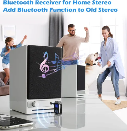 Vista 8 de Adaptador Bluetooth de avión para auriculares, transmisor Bluetooth para TV/PC/gimnasio, receptor de audio para receptor estéreo, receptor