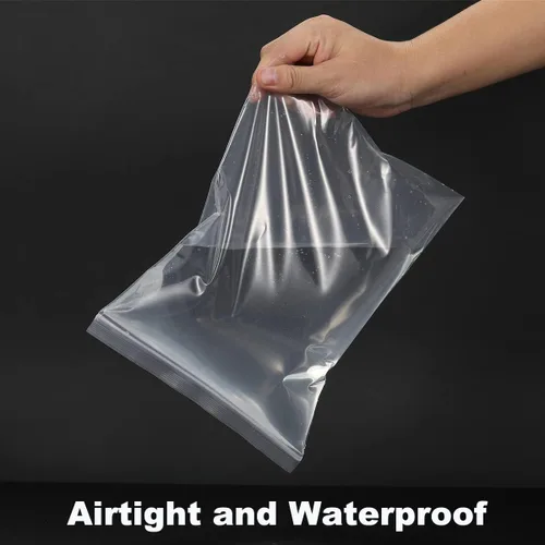 Vista 5 de 200 bolsas pequeñas transparentes con cremallera de 1 pulgada x 1 pulgada de 0.157 in, bolsas de plástico con cierre resellables, bolsa