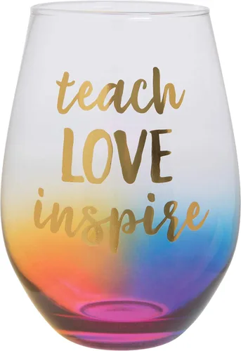 Vista 4 de Slant Collections Creative Brands - Vaso de vino sin tallo jumbo, 30 onzas, felicitaciones