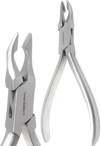 Vista 9 de Alicates de doblado de alambre de ortodoncia de acero inoxidable alemán prémium (alicates de 3 puntas)