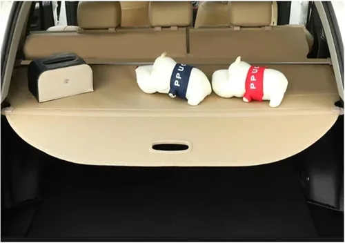 Vista 4 de Cubierta de carga trasera para maletero compatible con Toyota RAV4 RAV-4 2013-2019, cortina de división, persianas de privacidad, accesorio de Beige
