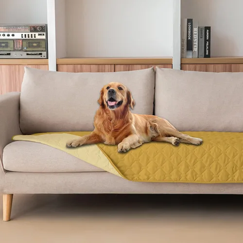 Vista 69 de gogobunny - Manta para perros y gatos 100% impermeable y de doble cara, funda suave para cama de mascotas, reversible, protege muebles, carbón