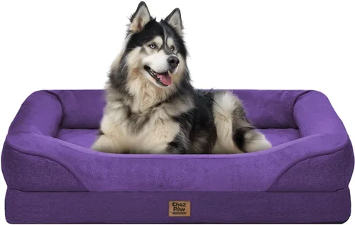 Vista 12 de Cama ortopédica lavable para perros grandes, cama ortopédica extraíble para perros XL con refuerzo, camas extra grandes para perros con funda