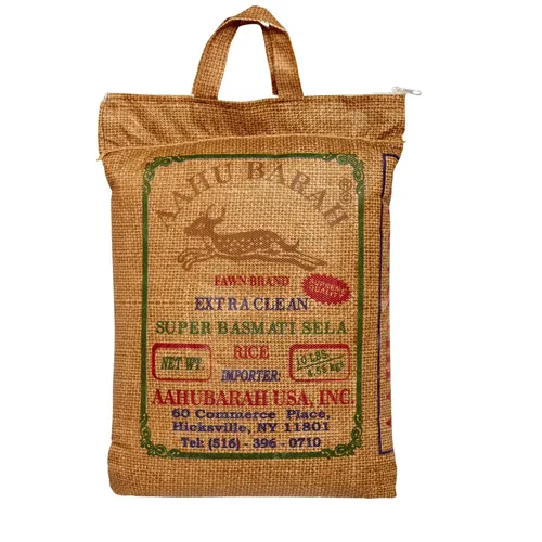 Aahu Barah - Arroz Basmati Sela de Grano Extra Largo para Delicias Culinarias Superiores, paquete de 10 libras