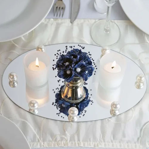 Vista 17 de Efavormart - Espejo cuadrado de cristal de 8 pulgadas, decoración de mesa para bodas, fiestas, centros de mesa, 6