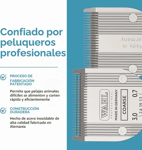 Vista 6 de Wahl Professional Animal - Cuchilla ajustable 5 en 1, 2179-401, gruesa