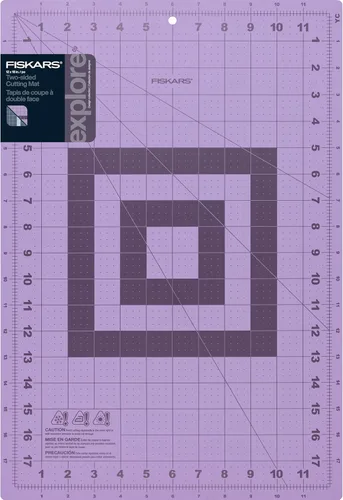 Vista 9 de Fiskars Crafts - Alfombrilla de corte para bricolaje, 18 x 24 pulgadas, gris