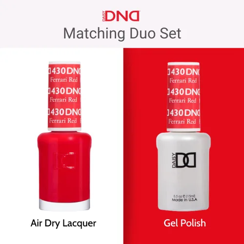 Vista 4 de Set de Esmalte de Gel DND, Colección Roja, Esmalte de Gel UV/LED y Esmalte de Uñas de Secado al Aire, Juego de Esmaltes Sin Astillas, 0.5 Onzas