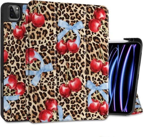 Vista 10 de DONGKE Funda protectora delgada para iPad Pro 2022/2021/2020/2018 de 11 pulgadas de generación 4/3/2/1 - Funda protectora delgada - Soporte