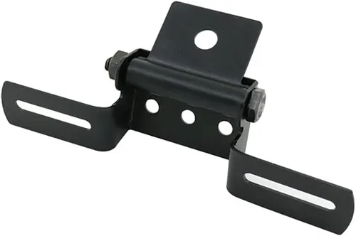 Soporte para placa de matrícula de motocicleta, eliminador de guardabarros ajustable, soporte universal para placa de matrícula de motocicleta,