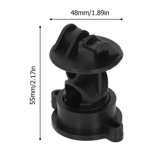 Vista 2 de Aisladores de poste redondo apretado, 100 piezas de ABS tipo aisladores eléctricos de valla aislantes eléctricos de sujeción de alambre para valla