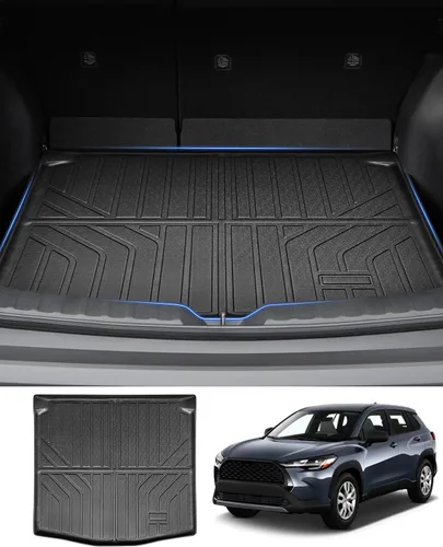 Vista 17 de Powerty - Alfombrilla de maletero para Mercedes-Benz GLC250 GLC300 GLC350 GLC43 AMG GLC Class 2016-2022, accesorios, alfombrillas de carga TPE