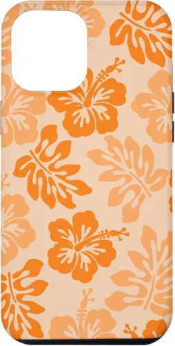 Vista 26 de Orange Hibiscus Y2K Tropical Floral Hawaiian Flowers Pattern Case for iPhone 17