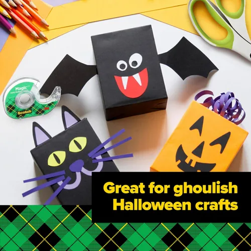 Vista 6 de Scotch Cinta mágica, invisible, reparación de tarjetas de Navidad y uso como suministros de envoltura de regalo para Navidad, 6 rollos de cinta