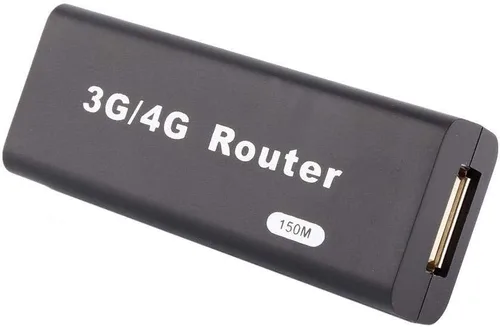 Vista 8 de Router inalámbrico, router de red mini portátil 3G/4G WirelessN USB WiFi Hotspot router AP 150Mbps WLAN LAN RJ45