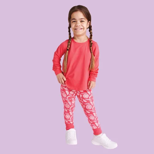 Vista 2 de Generation Joy Camisas de manga larga para niñas, tallas 10-12, 8-9, 6-7, 4-5 y 14