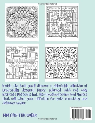 Vista 2 de Inspiration Coloring Book for Adults and Teens Motivational Quotes and Patterns for Relaxation and Stress Relief