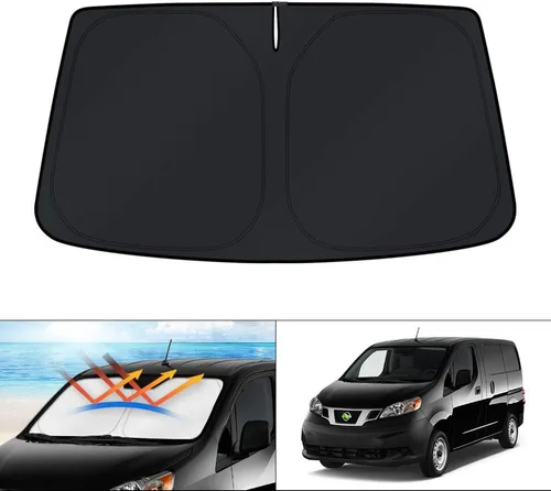 Vista 182 de KUST Parasol para parabrisas para Ford Escape 2020-2025 2026, accesorio personalizado, protector de ventana plegable, bloquea los rayos UV, visera