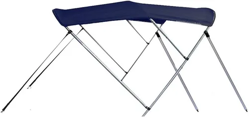 SBU Bimini de aluminio azul marino de 3 bolas compatible con Monterey 186 MONTURA BR I/O para años de modelo 1996-1999