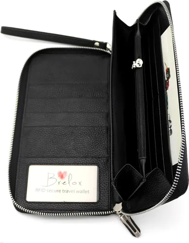 Cartera de viaje, Negro -, Cartera RFID